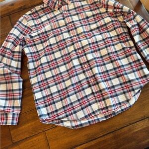 Ralph Lauren Red and Blue Plaid Casual Shirt